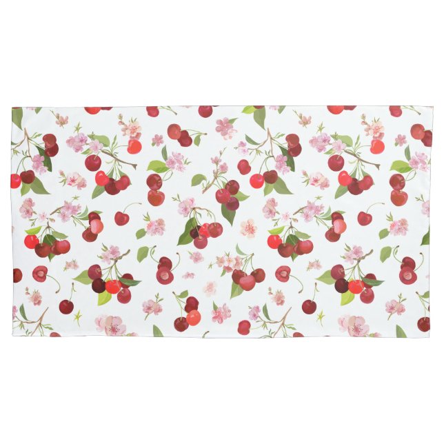 Housse D'oreillers Motif cerise 1 (devant)