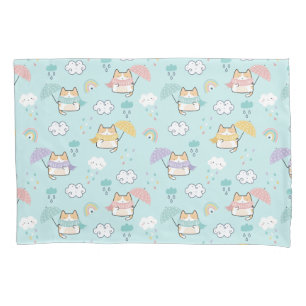 Housse D'oreillers Motif Coussin Coque du jour pluvieux mou