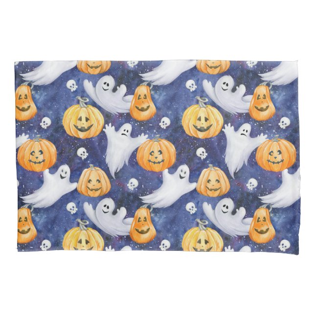 Housse D'oreillers Motif d'aquarelle Halloween (devant)