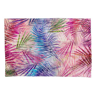 Housse D'oreillers Motif de basculement Feuilles d'aquarelle Abstrait