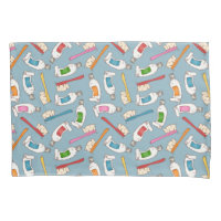 Motif de brosse à dents et de pâte dentifrice