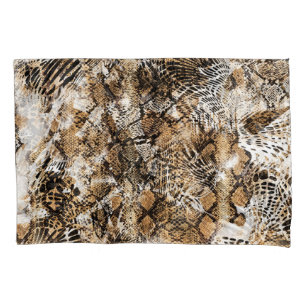 Housse D'oreillers Motif de camouflage coloré Leopard Zebra