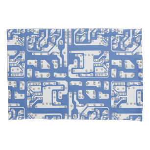 Housse D'oreillers Motif de carte de circuit
