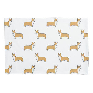 Housse D'oreillers Motif de Corgis de Gallois de Pembroke
