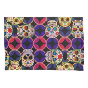 Housse D'oreillers Motif de crânes de sucre