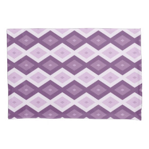 Housse D'oreillers Motif de diamant violet