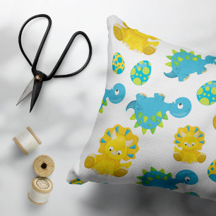 Housse D'oreillers Motif De Dinosaures, Dinosaures Mignons, Baby Dino