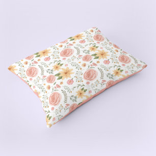 Housse D'oreillers Motif de Fleur sauvage Vintage rose élégant
