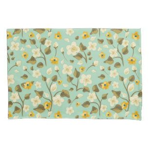 Housse D'oreillers Motif de fleurs