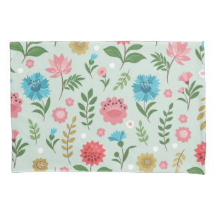 Housse D'oreillers Motif de fleurs