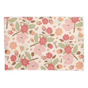 Housse D'oreillers Motif de fleurs