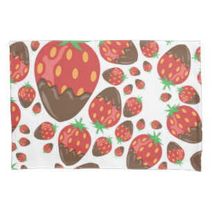 Housse D'oreillers Motif de fraises