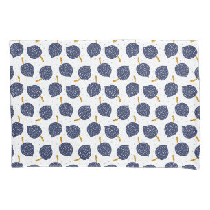 Housse D'oreillers Motif de fruits de la bombe Abstraite bleue marine