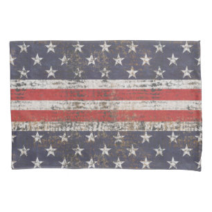 Housse D'oreillers Motif de Grunge Patriotique