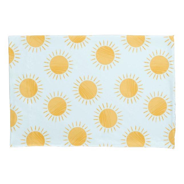 Housse D'oreillers Motif de la journée du Doodle Sunshine (devant-gauche)