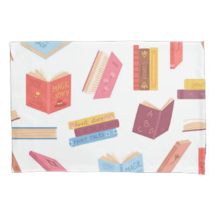 Housse D'oreillers Motif de livre