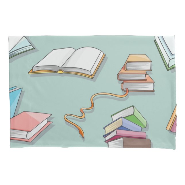 Housse D'oreillers Motif de livre (devant)