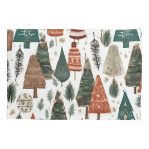 Housse D'oreillers Motif de Noël Boho