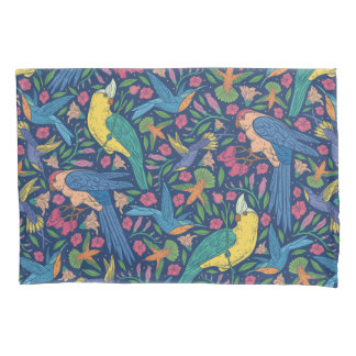 Housse D'oreillers Motif de perroquets de style Art nouveau
