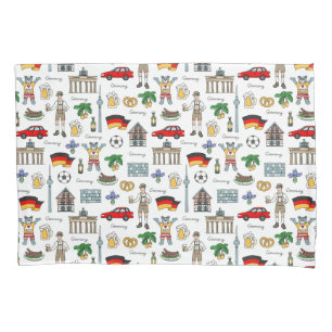 Housse D'oreillers Motif de symboles de l'Allemagne