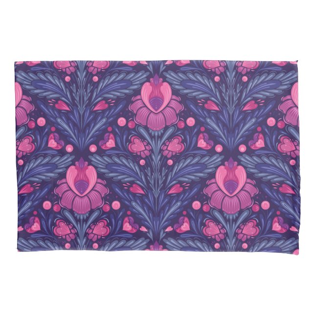 Housse D'oreillers Motif décoratif avec coeur (devant)