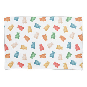 Housse D'oreillers Motif des ours de gomme