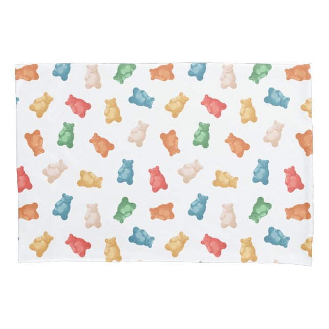 Housse D'oreillers Motif des ours de gomme (devant)