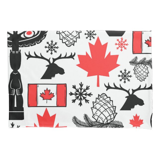 Housse D'oreillers Motif du Canada (devant)