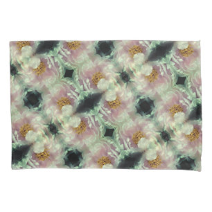 Housse D'oreillers Motif du centre de fleurs rose Peony