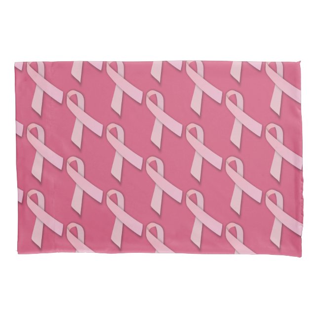 Housse D'oreillers Motif en carreaux rose (devant)