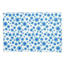 Motif Fleur Bleue | Motif de marguerite