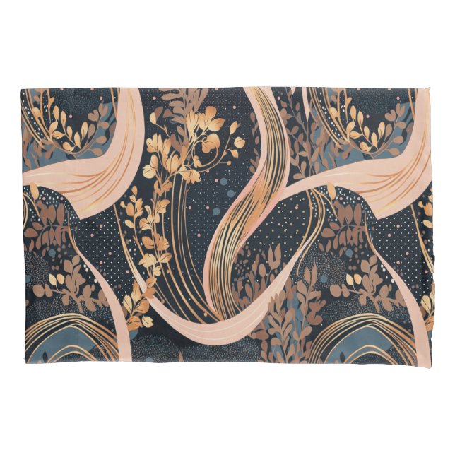 Housse D'oreillers motif floral Abstrait, pois, vignes (devant-gauche)