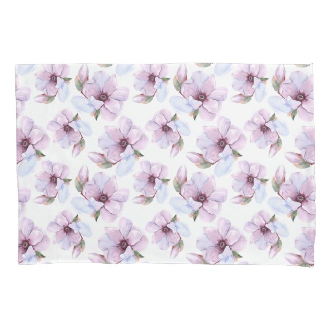 Housse D'oreillers Motif floral romantique (devant-gauche)