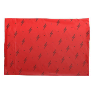 Housse D'oreillers Motif instantané rouge