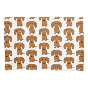 Housse D'oreillers Motif mignon de teckels