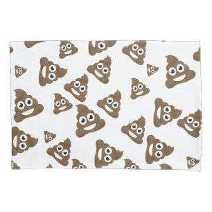 Housse D'oreillers Motif mignon drôle d'Emoji de dunette