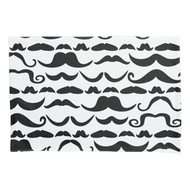 Housse D'oreillers Motif Moustache (devant)