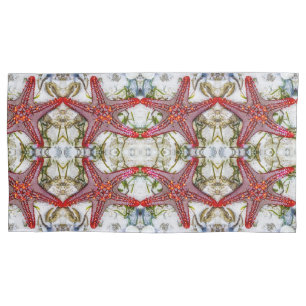 Housse D'oreillers Motif moyen de l'étoile rouge