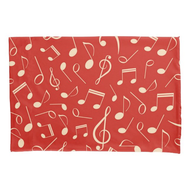Housse D'oreillers Motif musical (devant)