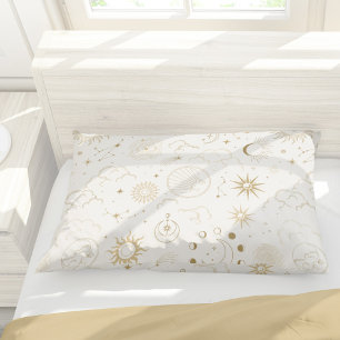Housse D'oreillers Motif mystique céleste Sun Moon Stars