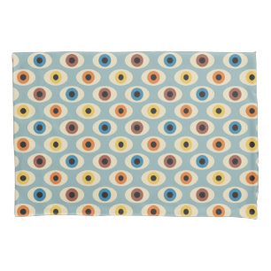 Housse D'oreillers Motif oculaire rétro