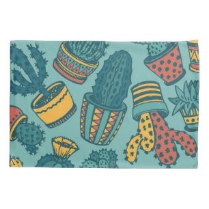 Housse D'oreillers motif plante