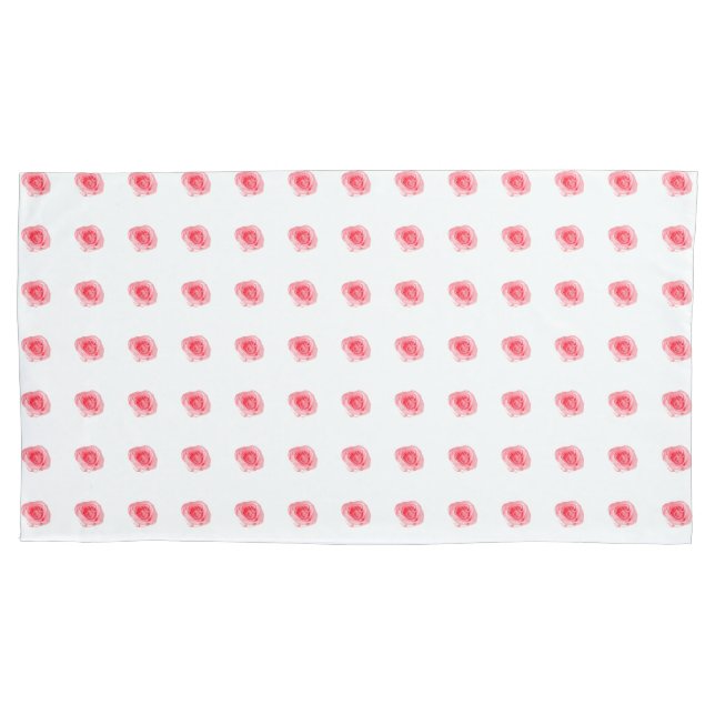 Housse D'oreillers Motif rose (devant-gauche)