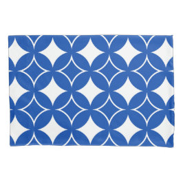 Housse D'oreillers Motif shippo bleu et blanc