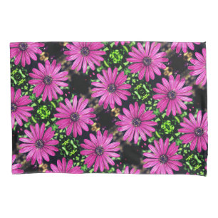 Housse D'oreillers Motif simple violet africain de marguerite