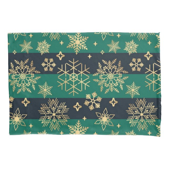 Housse D'oreillers Motif Snowflake (devant)