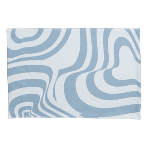 Housse D'oreillers Motif Super Y2K rétro bleu