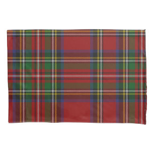 Housse D'oreillers Motif traditionnel de plaid de tartan royal de