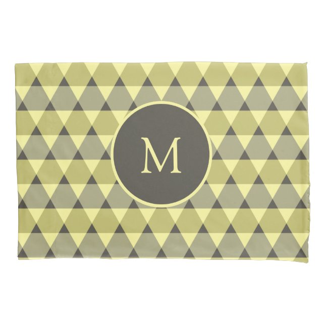 Housse D'oreillers Motif triangles (devant)