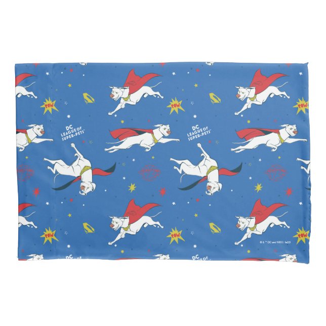 Housse D'oreillers Motif volant Krypto (devant)
